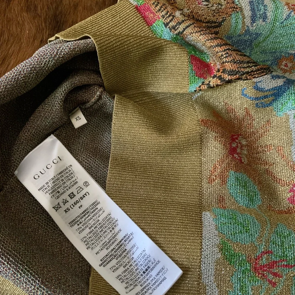 Gucci Tiger Jacquard Vest - Picture 8 of 11